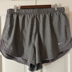 Nike Women's Gray Tempo Running Shorts